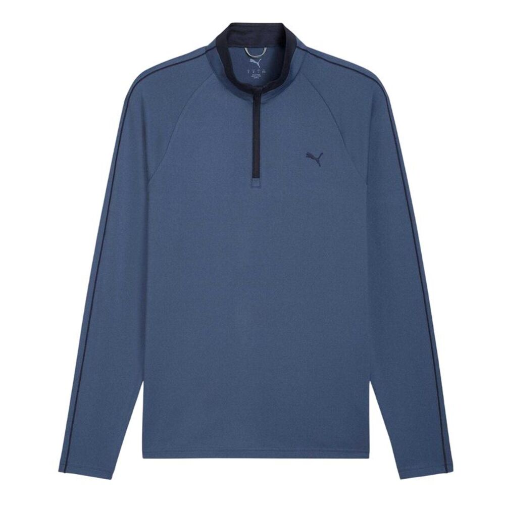 Puma Mens Pure 3.0 Quarter Zip Pullover / Dark Indigo
